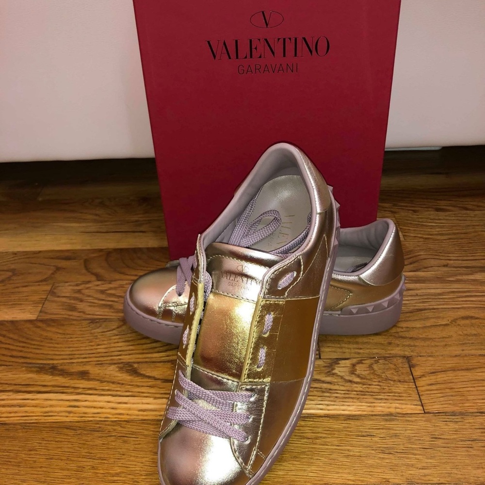 Valentino Garavani Metallic Sneakers